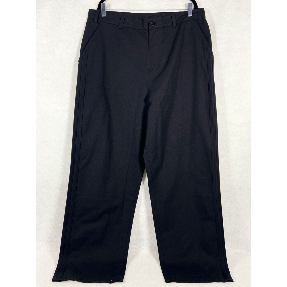 Adidas Skate Chino Mens 34x32 Black Straight Leg Skateboarding Pants NWT